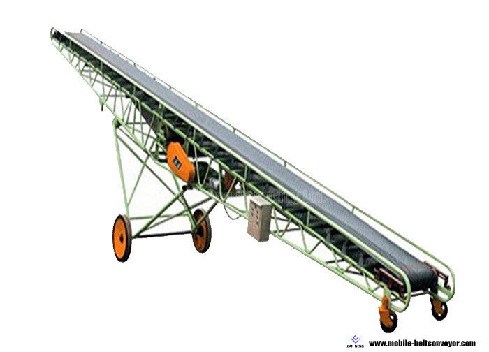 Het Koolstofstaal motoriseerde Telescopische Riemtransportband voor het Opheffen van Zakken en Kartons