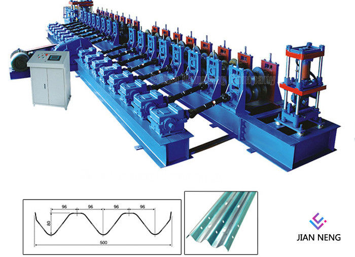 Het metaalblad galvaniseerde Broodje Vormt Machine Twee of Drie Golven 13.5*1.85*1.6mm