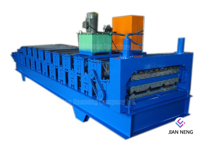 De gekleurde Machine van het Staal Trapezoïdale Walsen van metaal, Automatisch PLC Controlemetaal die Machine vormen