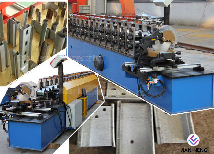 Gegalvaniseerd Type C/het Broodje die van Z Purlin Machine met Hydraulisch Scherp Systeem vormen