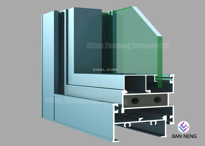 6063 de de Schuifdeurprofielen van het reeksaluminium, Molen beëindigen het Profiel van het Aluminiumglas voor Schommelingsdeur