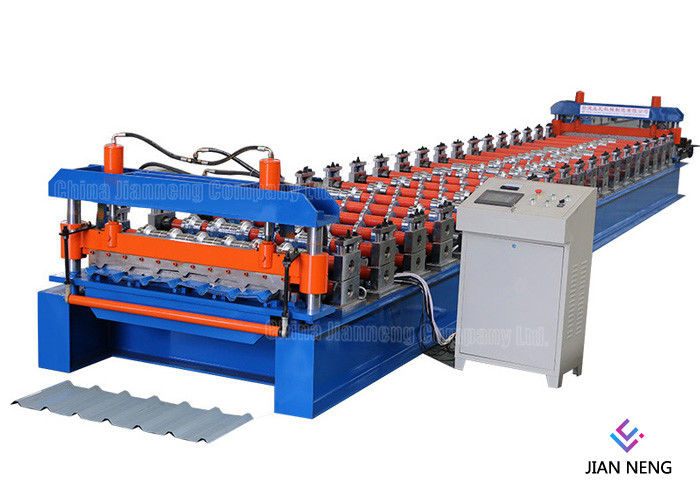 0.3 - 0.8mm het Metaaldak die van het Kleurenstaal Machine met PLC Controlesysteem vormen